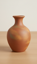 Vaso cerâmico terracota fosca